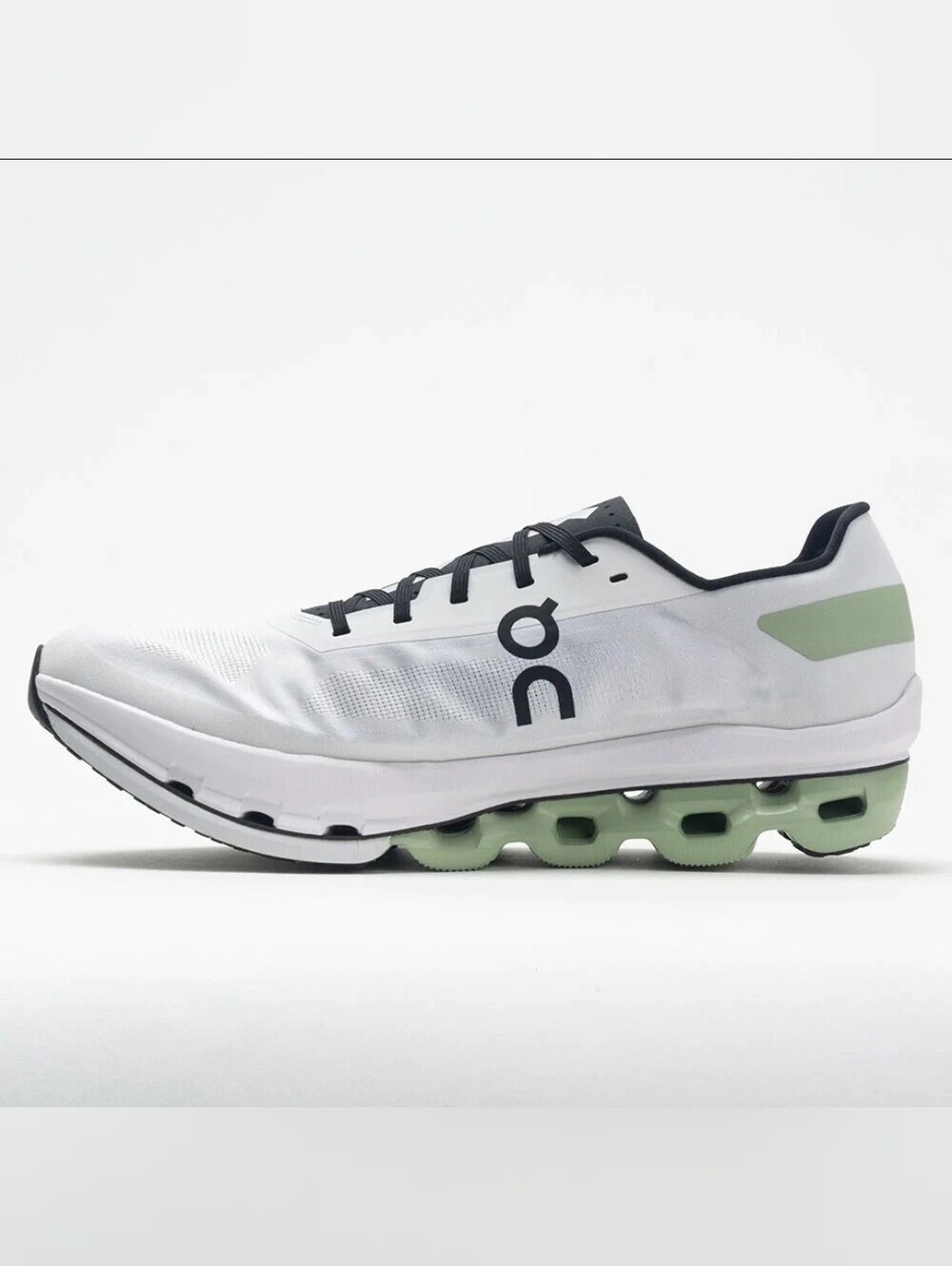 On Cloudboom Echo Women’s Running Lace Up Low Top Sneakers White Black Green